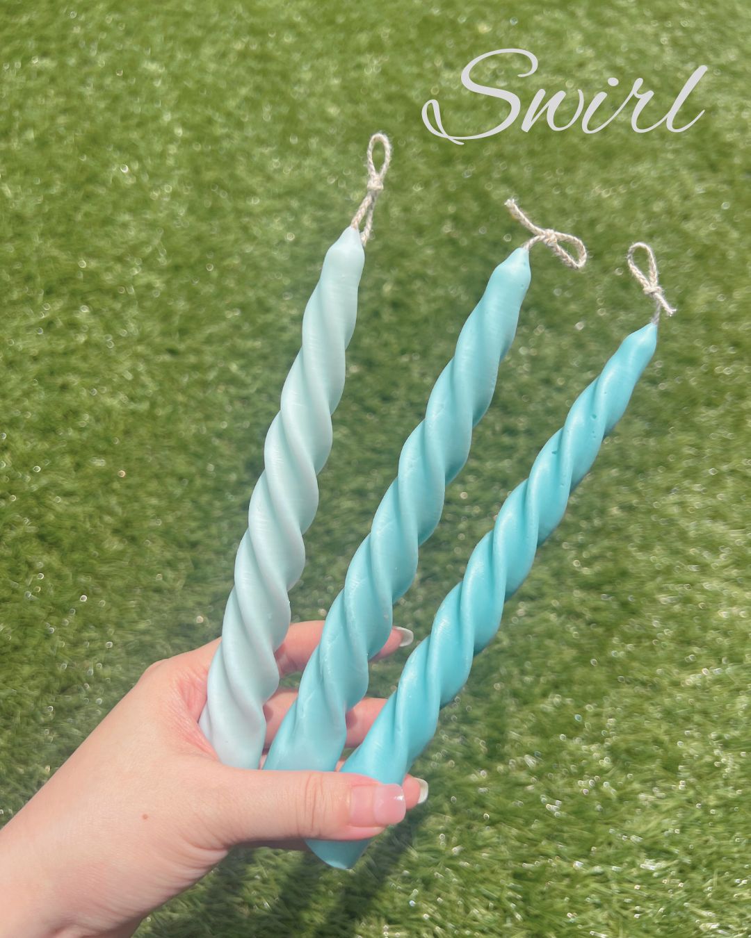 Swirl/Spiral Taper Candle