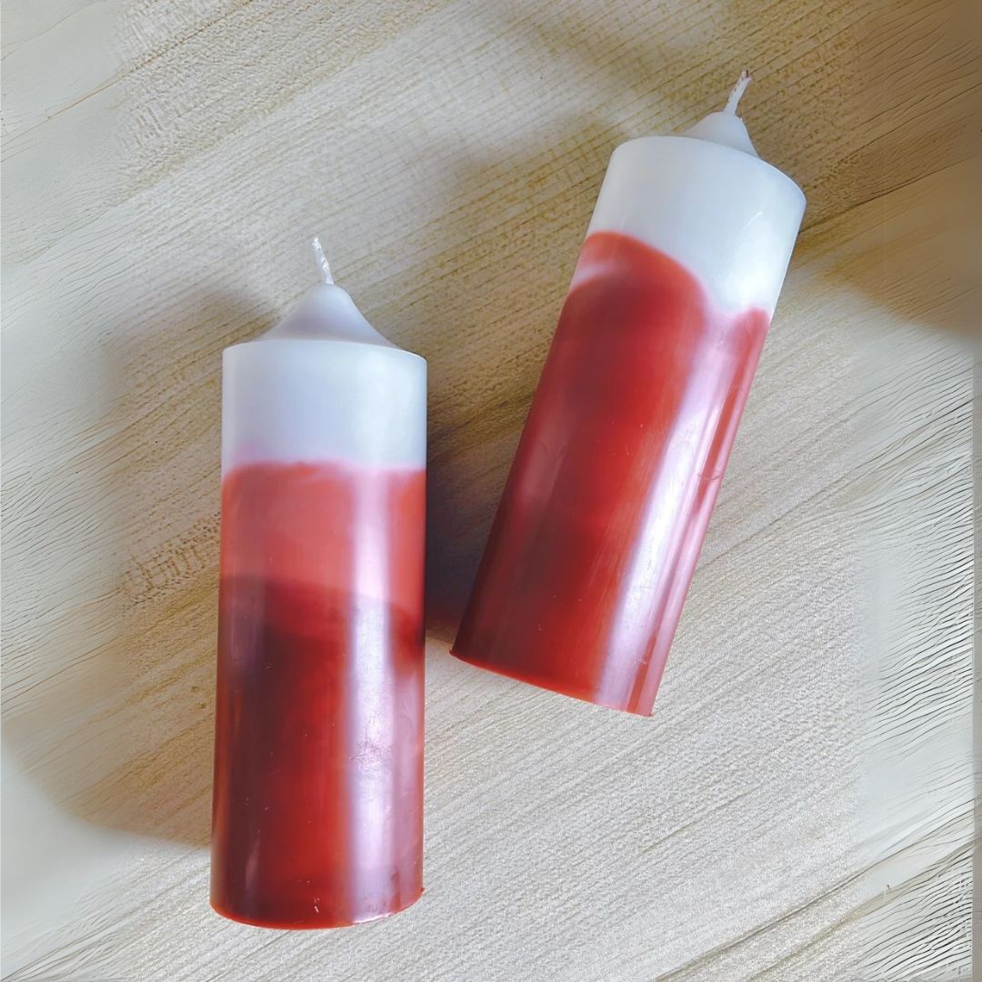 Gradient Pillar Candle